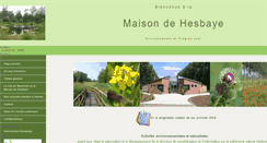 Desktop Screenshot of maisondehesbaye.be